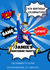 Personalized Baby Superhero Birthday Card Invitation - Digital Baby Hero Theme Party Invite