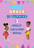 Digital Gracie Girl Birthday Card Invitation - Printable & Personalized Party Invitation