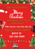 Elegant Digital Christmas Party Card Invitation – Custom Party Card Invites