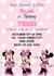 Pink Minnie & Mickey Digital Birthday Invitation - Cute & Customizable Party Invite