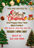 Merry & Bright Christmas Party Card Invitation – Custom Digital Celebration Card Invitation