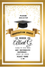 Golden Graduation Celebration Card Invitation – Stylish & Creative Digital Card Invitation