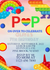 Fun Pop It Digital Birthday Card Invitation - Digital theme Party Card invitation