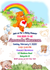Care Bears Baby Shower Birthday Party Digital Invitation - Customize Baby Shower Theme Card Invite