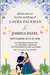 Elegant Floral Digital Wedding Card Invitation - Customized Theme Digital Card Invites