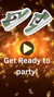 Multi Color Sneaker Ball Birthday Video Invitation - Sneaker Theme Birthday Party Video Invite
