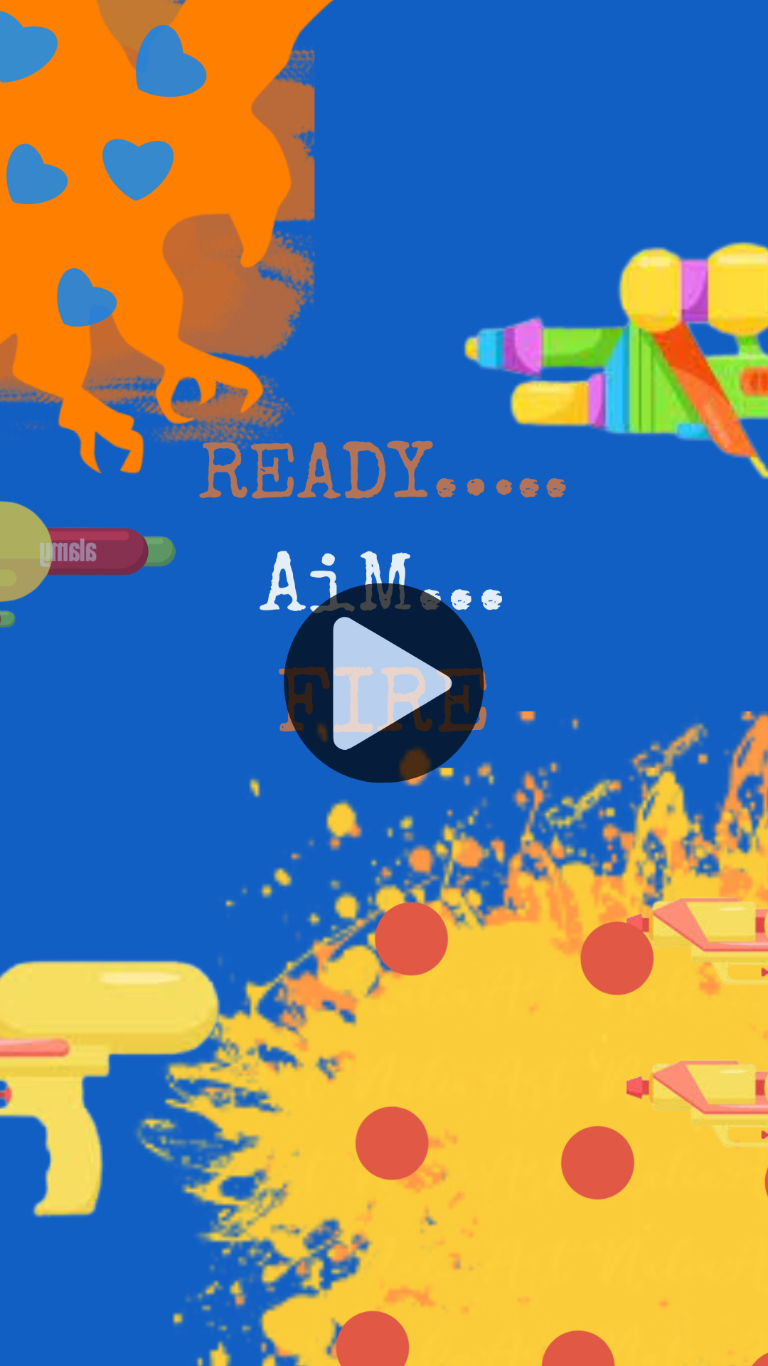 Nerf Battle Birthday Party Video Invitation - Dart Gun War Battle Theme Party Digital Invite