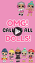 Sparkling LOL Surprise Dolls Birthday Video Invitation – Animated Theme Birthday Digital Invite