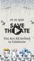 Animated Black & Silver Birthday Video Invitation – Elegant Theme Party Digital Invite