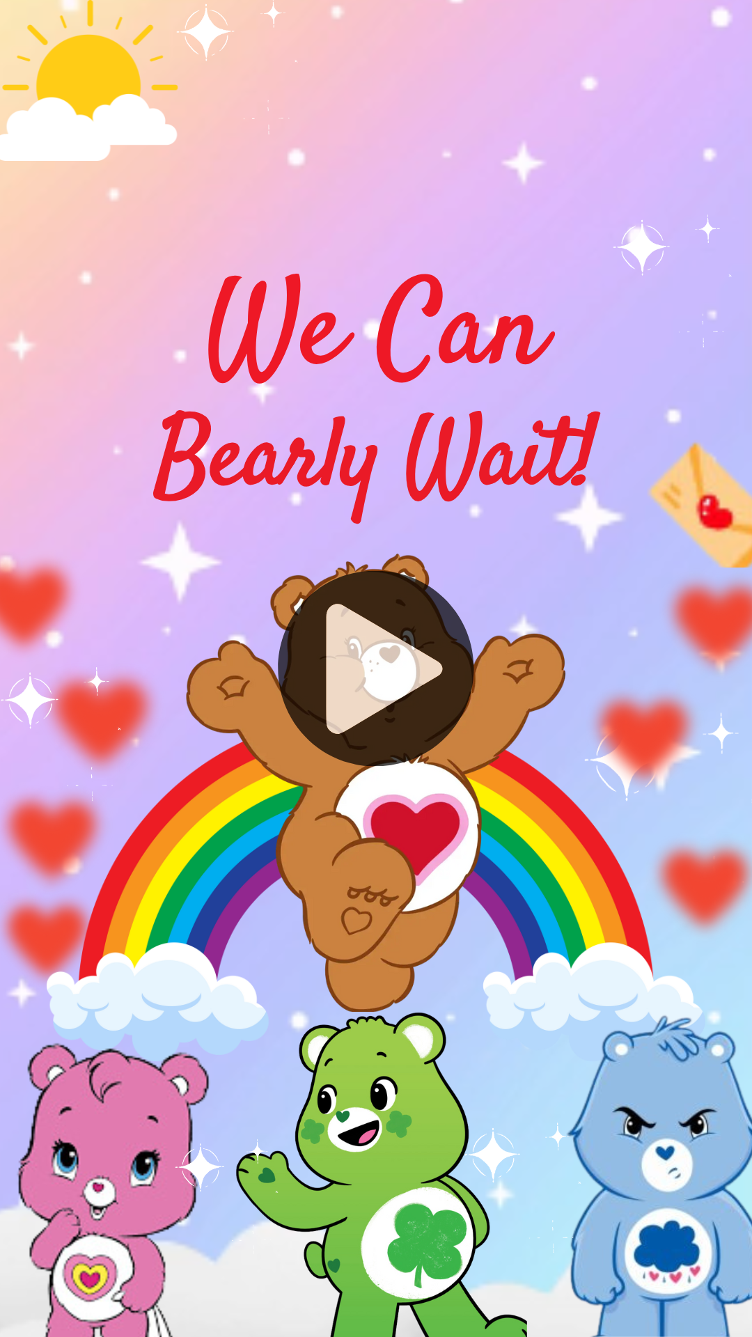Care Bears Baby Shower Video Invitation – Animated Digital Party Invite