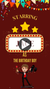 Animated Circus Birthday Video Invitation – Custom Circus Themed Party Digital Invite for Kids