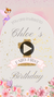 Enchanted Fairy Pink Theme Birthday Digital Invitation – Custom Video Invite for a Magical Day!