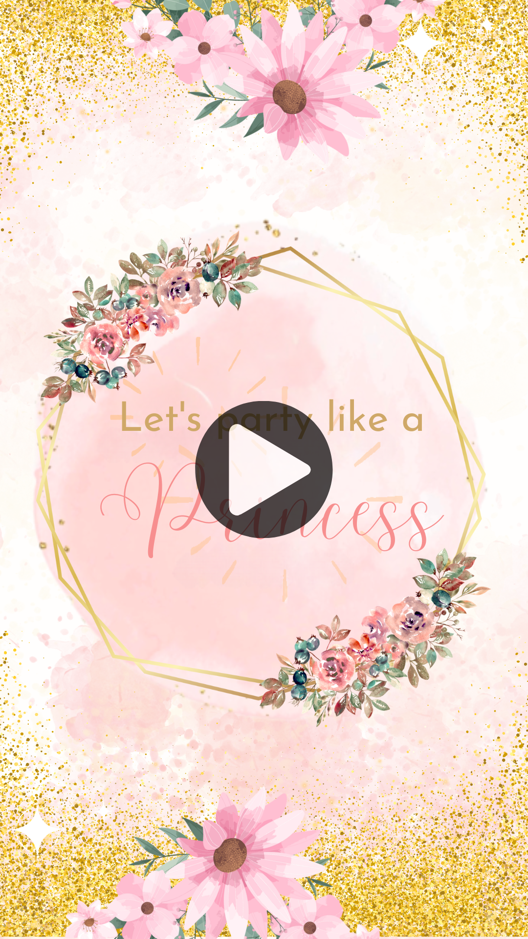 Royal Five Birthday Video Invite – Custom Animated Party Invitation