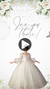 Sage Green Quinceanera Digital Invitation - A Soft and Stylish Timeless Quinceañera Video Invite