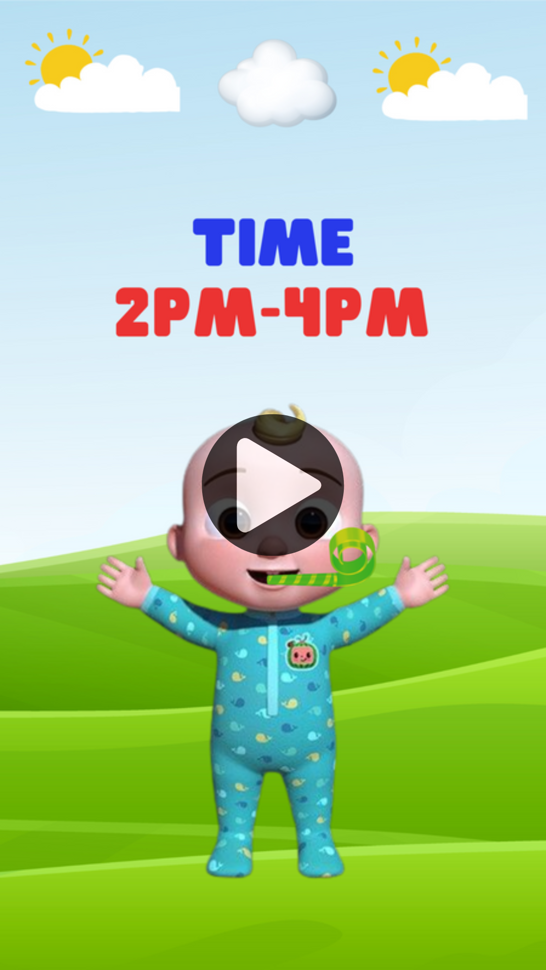 Personalized Cocomelon Birthday Video Invitation - Adorable Animated Party Digital Invite
